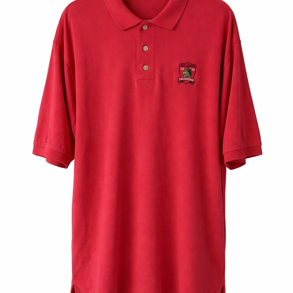 Cutter & Buck Vintage US Open 2007 Oakmont Polo Shirt XL Pink 100% Cotton